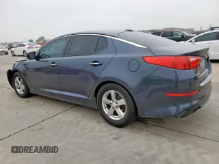 2015 Kia Optima LX with VIN 5XXGM4A76FG383391, listed as a Copart auction lot 55322155 with 168,430 mi miles and Salvage Title. Bid and sale history available at carsss.com. Image 2.