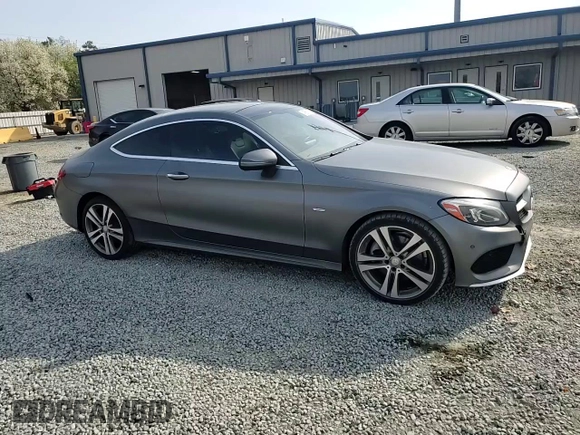 2017 Mercedes-Benz C 300 with VIN WDDWJ4JB2HF358181, listed as a Copart auction lot 47686885 with 96,762 mi miles and Salvage Title. Bid and sale history available at carsss.com. Image 10.