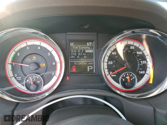 2013 Dodge Durango Crew with VIN 1C4SDHDT6DC614023, listed as a Copart auction lot 41464635 with 151,347 mi miles and Clean title. Bid and sale history available at DreamBid. Image 9.