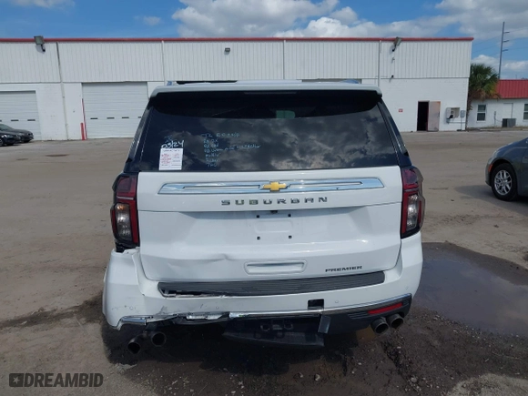 2023 Chevrolet Suburban Premier with VIN 1GNSCFKD3PR546579, listed as a IAAI auction lot 41969947 with 26,301 mi miles. Bid and sale history available at carsss.com. Image 18.