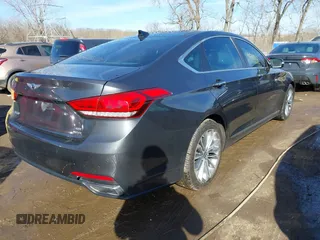 2017 Genesis G80 3.8L with VIN KMHGN4JE0HU203388, listed as a IAAI auction lot 41677912 with 139,590 mi miles. Bid and sale history available at carsss.com. Image 4.