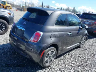 2015 FIAT 500e with VIN 3C3CFFGEXFT652883, listed as a IAAI auction lot 41895022 with 70,641 mi miles. Bid and sale history available at carsss.com. Image 4.