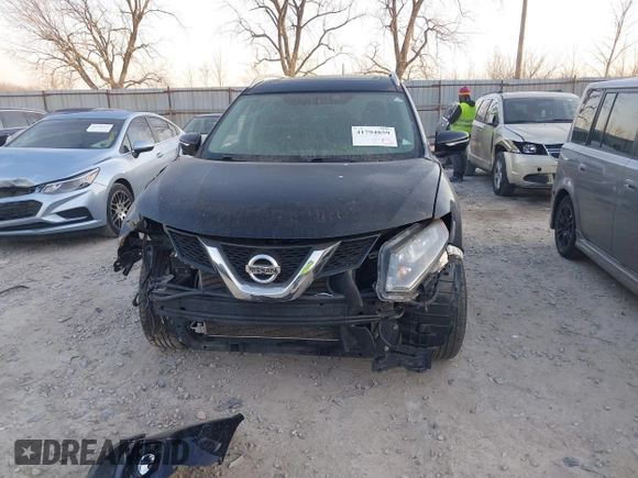 2015 Nissan Rogue SL with VIN 5N1AT2MV2FC870090, listed as a IAAI auction lot 41794859 with 117,519 mi miles and . Bid and sale history available at carsss.com. Image 13.