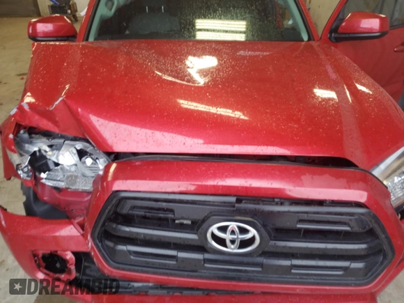 2017 Toyota Tacoma SR with VIN 5TFRX5GN2HX092247, listed as a Copart auction lot 58508895 with 76,478 mi miles and Salvage title. Bid and sale history available at DreamBid. Image 11.