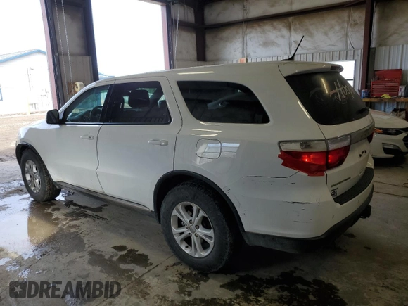 2013 Dodge Durango SXT with VIN 1C4RDJAG4DC564946, listed as a Copart auction lot 44162164 with 103,849 mi miles and Clean title. Bid and sale history available at DreamBid. Image 2.