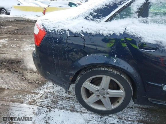 2005 Audi A4 3.0L with VIN WAULT68E95A076077, listed as a IAAI auction lot 41380217 with 54,423 mi miles. Bid and sale history available at carsss.com. Image 12.