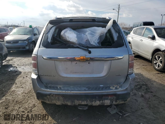 2006 Chevrolet Equinox LT with VIN 2CNDL73F266015404, listed as a Copart auction lot 46127325 with 0 mi miles and Salvage Title. Bid and sale history available at carsss.com. Image 6.