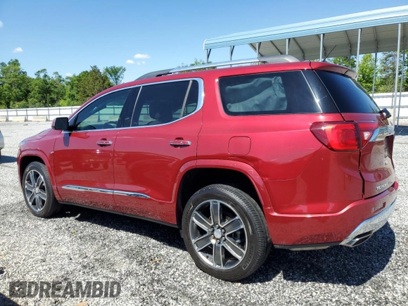 2019 GMC Acadia Denali with VIN 1GKKNXLS8KZ238312, listed as a Copart auction lot 55980115 with 57,994 mi miles and Salvage title. Bid and sale history available at DreamBid. Image 2.