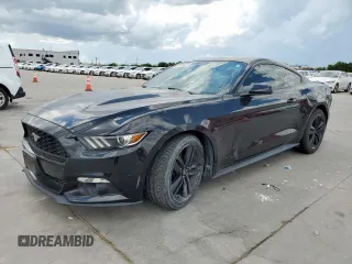 2015 Ford Mustang EcoBoost with VIN 1FA6P8TH8F5408060, listed as a Copart auction lot 62118585 with 76,913 mi miles and Salvage title. Bid and sale history available at DreamBid. Image 1.