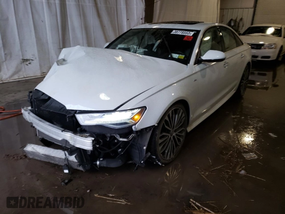 2016 Audi A6 2.0T Premium Plus with VIN WAUGFAFC0GN114014, listed as a Copart auction lot 38778553 with 93,112 mi miles. Bid and sale history available at carsss.com. Image 1.