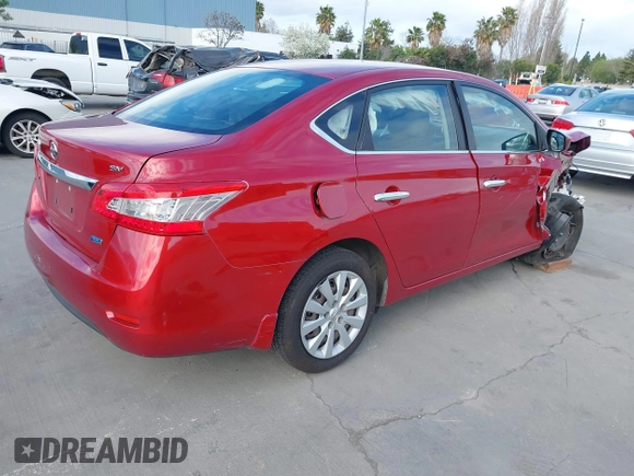 2014 Nissan Sentra S with VIN 3N1AB7AP2EL633311, listed as a IAAI auction lot 41894976 with 149,543 mi miles and . Bid and sale history available at DreamBid. Image 4.