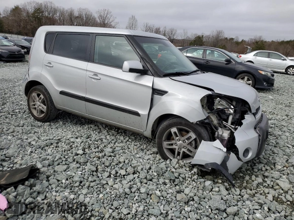 2011 Kia Soul + with VIN KNDJT2A29B7709477, listed as a Copart auction lot 45163545 with 256,196 mi miles and Salvage Title. Bid and sale history available at carsss.com. Image 4.