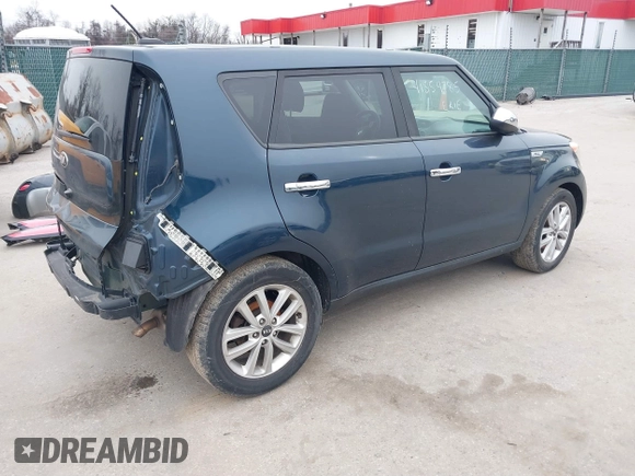 2018 Kia Soul + with VIN KNDJP3A53J7510203, listed as a IAAI auction lot 41554785 with 248,734 mi miles. Bid and sale history available at carsss.com. Image 4.
