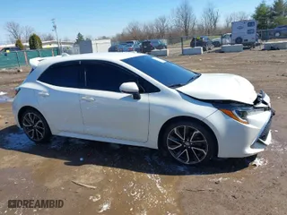 2019 Toyota Corolla Hatchback SE with VIN JTNK4RBE1K3030695, listed as a IAAI auction lot 41796275 with 92,746 mi miles. Bid and sale history available at carsss.com. Image 13.