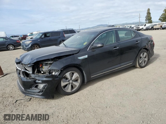 2015 Kia Optima EX z VIN KNAGN4AD9F5080044, wystawiony jako Copart lot #53201485 z przebiegiem 175 632 mil mil oraz Szkoda całkowita • Salvage title. Historia ofert i sprzedaży dostępna na DreamBid. Obrazek 1.