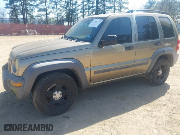 2004 Jeep Liberty Sport with VIN 1J4GK48K84W257152, listed as a IAAI auction lot 41845371 with 173,957 mi miles and . Bid and sale history available at DreamBid. Image 2.