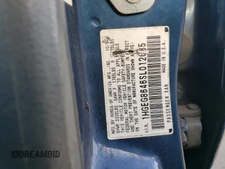 1995 Honda Civic DX z VIN 1HGEG8646SL012635, wystawiony jako Copart lot #81045074 z przebiegiem 167 736 mil mil oraz Czysty tytuł • Clean title. Historia ofert i sprzedaży dostępna na DreamBid. Obrazek 12.