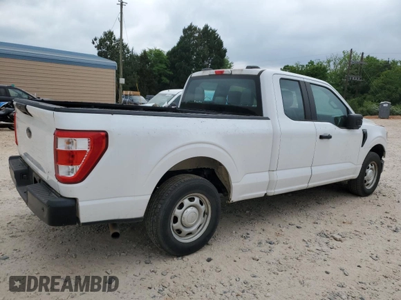 2021 Ford F-150 XL with VIN 1FTEX1CB2MKD30365, listed as a Copart auction lot 53964295 with 187,469 mi miles and Clean title. Bid and sale history available at DreamBid. Image 3.