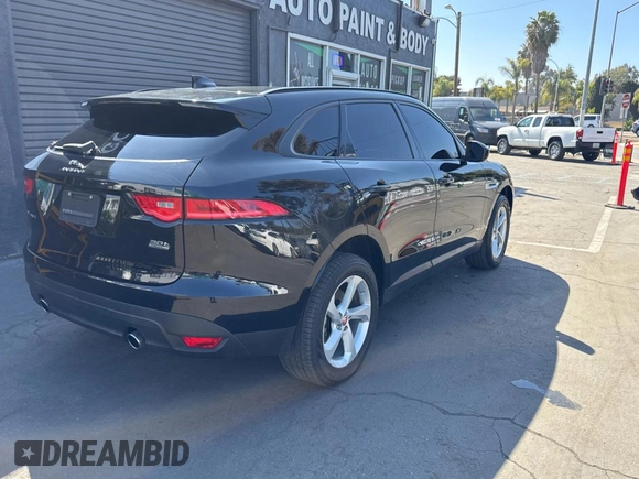 2018 Jaguar F-Pace 30t Premium with VIN SADCJ2GX0JA296016, listed as a Copart auction lot 46682375 with 105,337 mi miles and Clean title. Bid and sale history available at DreamBid. Image 4.