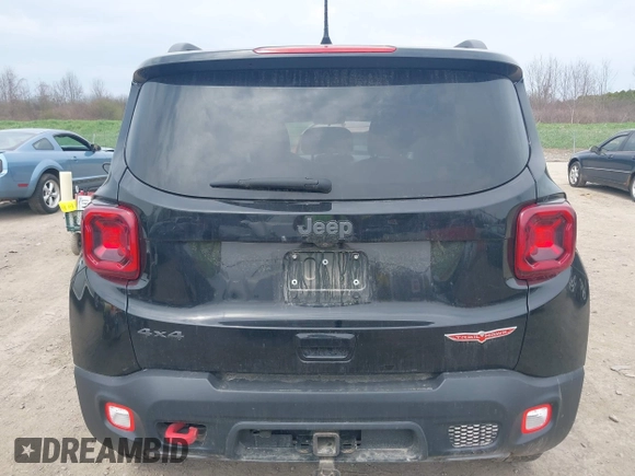 2019 Jeep Renegade Trailhawk with VIN ZACNJBC14KPK76923, listed as a IAAI auction lot 42129210 with 100,238 mi miles and . Bid and sale history available at DreamBid. Image 16.