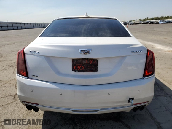 2017 Cadillac CT6 Platinum AWD with VIN 1G6KN5R60HU124243, listed as a Copart auction lot 69525924 with 95,601 mi miles and Salvage title. Bid and sale history available at DreamBid. Image 6.