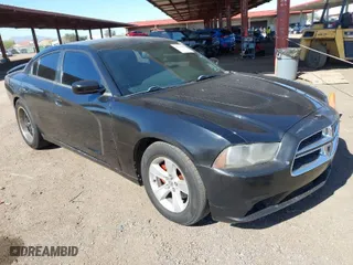 2013 Dodge Charger SXT Plus with VIN 2C3CDXHG2DH571491, listed as a IAAI auction lot 41735455 with 154,057 mi miles. Bid and sale history available at carsss.com. Image 1.