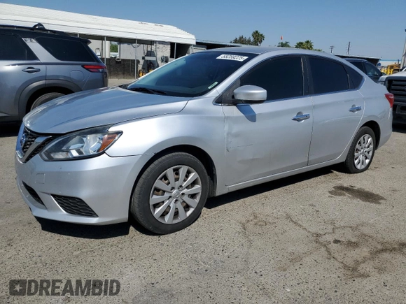 2017 Nissan Sentra S with VIN 3N1AB7AP3HY309856, listed as a Copart auction lot 55259225 with 149,459 mi miles and Salvage Title. Bid and sale history available at carsss.com. Image 1.