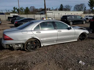 2003 Mercedes-Benz S 55 AMG with VIN WDBNG74J33A379554, listed as a Copart auction lot 51157965 with Not Provided miles and Salvage Title. Bid and sale history available at DreamBid. Image 3.