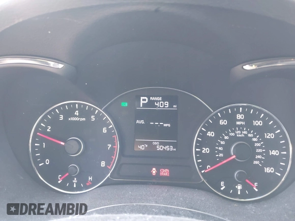 2017 Kia Forte LX with VIN 3KPFK4A78HE061106, listed as a IAAI auction lot 41727505 with 50,453 mi miles. Bid and sale history available at carsss.com. Image 7.