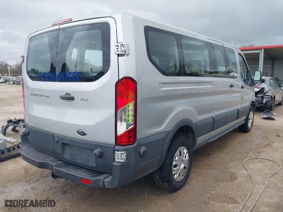 2018 Ford Transit Passenger Wagon XL with VIN 1FBZX2ZMXJKB02176, listed as a IAAI auction lot 41455827 with 75,340 mi miles. Bid and sale history available at carsss.com. Image 4.