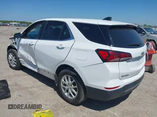 2024 Chevrolet Equinox LT with VIN 3GNAXKEG0RS177209, listed as a IAAI auction lot 41978401 with 16,631 mi miles and . Bid and sale history available at DreamBid. Image 3.