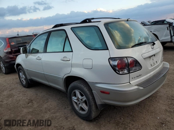 2003 Lexus RX 300 z VIN JTJHF10U930312488, wystawiony jako Copart lot #46572575 z przebiegiem 189 058 mil mil oraz Szkoda całkowita • Salvage title. Historia ofert i sprzedaży dostępna na DreamBid. Obrazek 2.