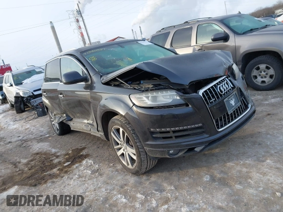 2013 Audi Q7 Premium Plus z VIN WA1LGAFE4DD011769, wystawiony jako IAAI lot #41340571 z przebiegiem 140 122 mil mil oraz . Historia ofert i sprzedaży dostępna na DreamBid. Obrazek 1.