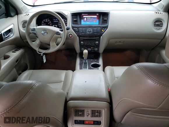 2014 Nissan Pathfinder SL with VIN 5N1AR2MM5EC607497, listed as a Copart auction lot 47572845 with 136,762 mi miles and Salvage title. Bid and sale history available at DreamBid. Image 8.