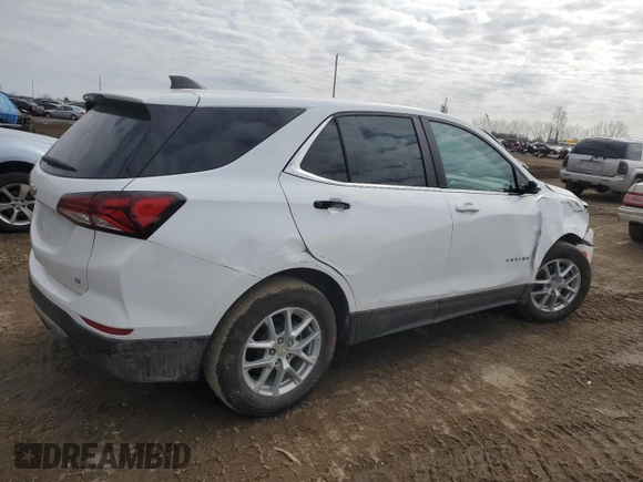 2024 Chevrolet Equinox LT with VIN 3GNAXKEG8RL139995, listed as a Copart auction lot 48483535 with 14,658 mi miles and Non Repairable. Bid and sale history available at DreamBid. Image 3.