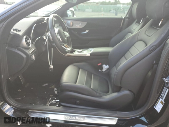 2023 Mercedes-Benz C 300 with VIN W1KWJ8DB2PG131066, listed as a Copart auction lot 78789684 with 9,617 mi miles and Salvage Title. Bid and sale history available at DreamBid. Image 7.