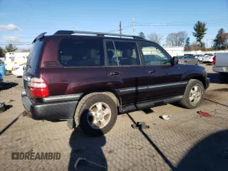 2004 Toyota Land Cruiser with VIN JTEHT05J742063193, listed as a Copart auction lot 83207844 with 189,844 mi miles and Clean Title. Bid and sale history available at carsss.com. Image 3.