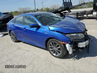 2019 Honda Civic EX z VIN 19XFC1F34KE017631, wystawiony jako Copart lot #53533485 z przebiegiem 55 931 mil mil oraz Szkoda całkowita • Salvage title. Historia ofert i sprzedaży dostępna na DreamBid. Obrazek 4.