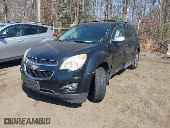 2011 Chevrolet Equinox LTZ with VIN 2CNFLGE50B6328409, listed as a IAAI auction lot 41814881 with 111,581 mi miles. Bid and sale history available at carsss.com. Image 2.