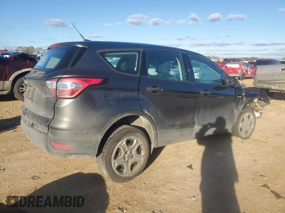 2017 Ford Escape S with VIN 1FMCU0F76HUE02420, listed as a Copart auction lot 45992035 with Not provided miles and Salvage title. Bid and sale history available at DreamBid. Image 3.