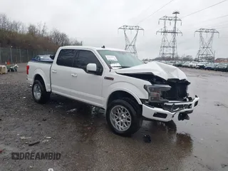 2019 Ford F-150 XL with VIN 1FTEW1E58KFC00154, listed as a IAAI auction lot 41051975 with 57,746 mi miles. Bid and sale history available at carsss.com. Image 1.