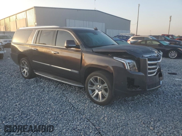2015 Cadillac Escalade ESV Premium with VIN 1GYS4TKJ5FR596807, listed as a Copart auction lot 53264905 with 90,305 mi miles and Clean title. Bid and sale history available at DreamBid. Image 4.