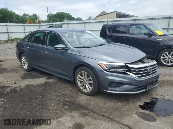 2020 Volkswagen Passat SE with VIN 1VWSA7A34LC021327, listed as a Copart auction lot 61075545 with 39,445 mi miles and Salvage title. Bid and sale history available at DreamBid. Image 4.
