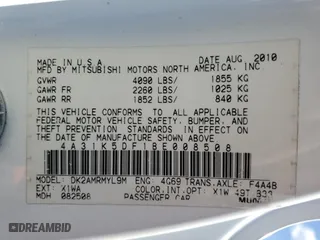 2011 Mitsubishi Eclipse GS with VIN 4A31K5DF1BE008508, listed as a Copart auction lot 75756864 with 185,320 mi miles and Salvage Title. Bid and sale history available at carsss.com. Image 12.