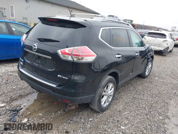 2016 Nissan Rogue SL with VIN 5N1AT2MV7GC868269, listed as a IAAI auction lot 41995059 with 97,074 mi miles and . Bid and sale history available at DreamBid. Image 4.