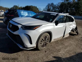 2022 Toyota Highlander XSE with VIN 5TDLZRAHXNS092248, listed as a Copart auction lot 87091784 with 58,124 mi miles and Salvage Title. Bid and sale history available at carsss.com. Image 1.