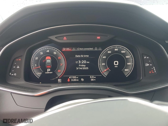 2019 Audi A6 Prestige with VIN WAUM2AF25KN032522, listed as a Copart auction lot 50271625 with 41193 miles and Salvage Title. Bid and sale history available at carsss.com. Image 9.