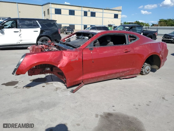 2020 Chevrolet Camaro 1SS with VIN 1G1FE1R7XL0105319, listed as a Copart auction lot 67657984 with 0 mi miles and Salvage Title. Bid and sale history available at carsss.com. Image 1.