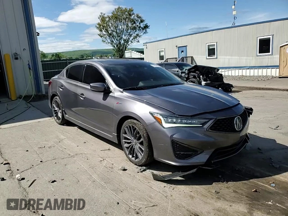 2019 Acura ILX Premium with VIN 19UDE2F88KA006980, listed as a Copart auction lot 57601465 with 60,271 mi miles and Salvage title. Bid and sale history available at DreamBid. Image 13.