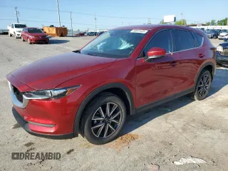 2018 Mazda CX-5 Touring z VIN JM3KFACM3J1468903, wystawiony jako Copart lot #56041435 z przebiegiem 57 897 mil mil oraz Szkoda całkowita • Salvage title. Historia ofert i sprzedaży dostępna na DreamBid. Obrazek 1.